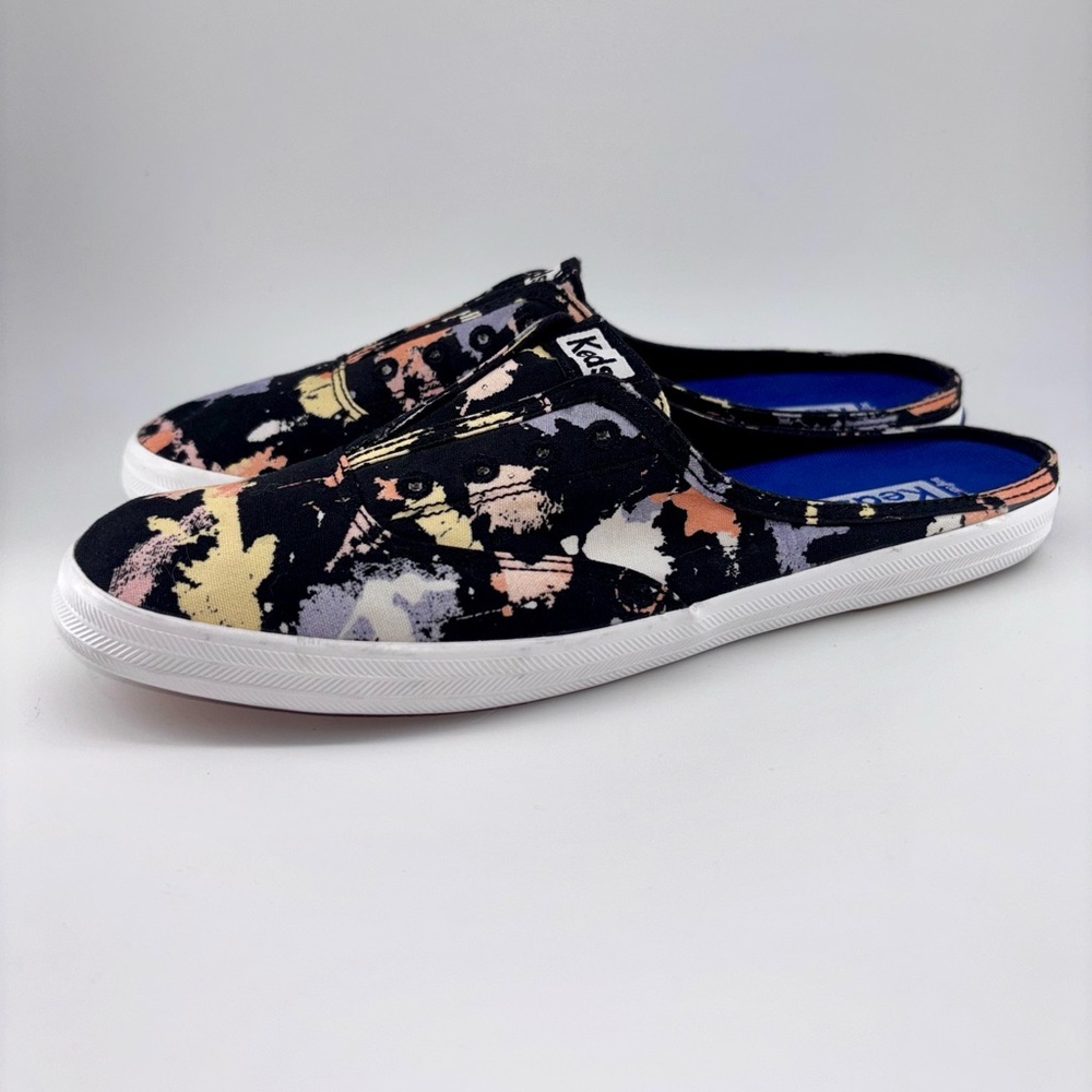 Keds Moxie Mule Paint Spatter Canvas Sneaker size 8.5